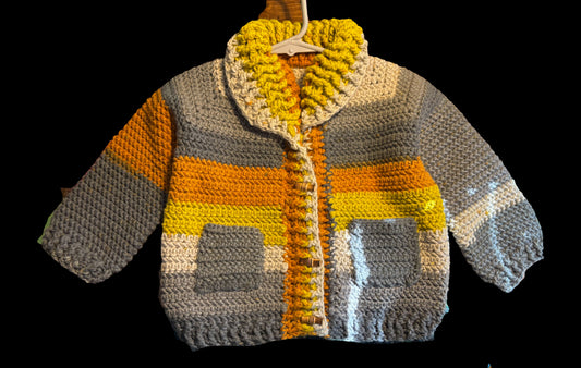 Crocheted Kids Sweater